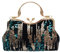 CORIOS Vintage 1920s Pailletten Abendtasche Damen Samt Clutch Tasche Hochzeit Brautbörse Handtasche Elegante Diamant Schultertasche Glänzend Strass Portemonnaie Tasche Kette Umhängetasche Grün