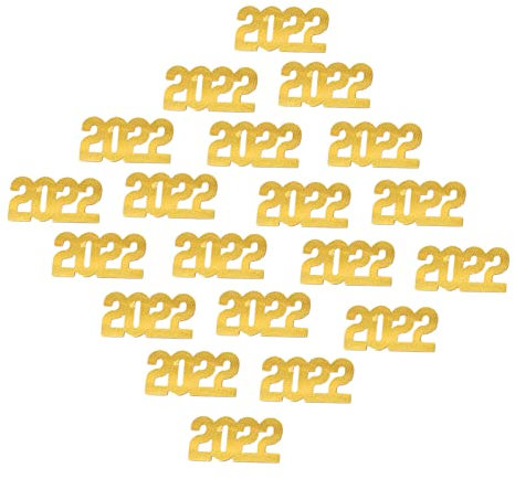 PLAFOPE 3paquetes Confetti De Para Decoración De Año De Esparcir Adornos Para Mesa y Manualidades Elegante y