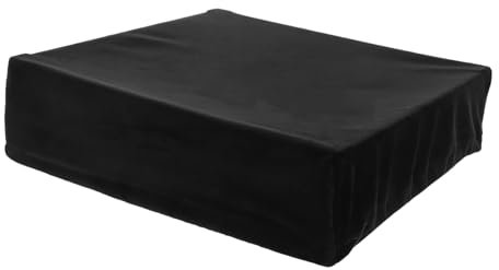 Ukcoco Cubierta Antipolvo para Tocadiscos at-Lp60Xbt Funda De Terciopelo Protector De Polvo Lavable para Reproductor De Vinilo 13X13X3.5 Pulgadas