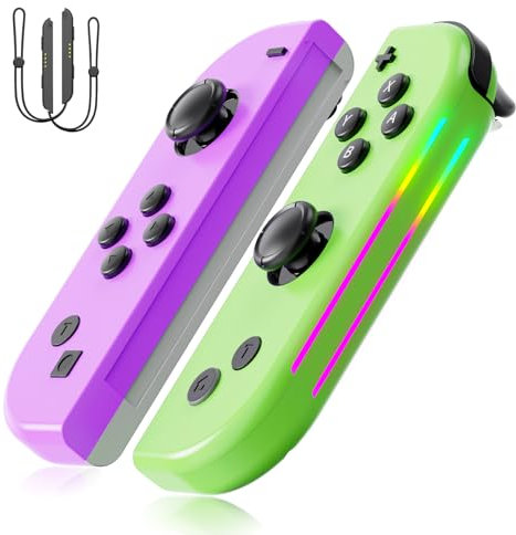 Penpad Mando para Switch, Mandos Switch Inalambricos para Lite/OLED, con Gyro Axis/Vibración/Turbo