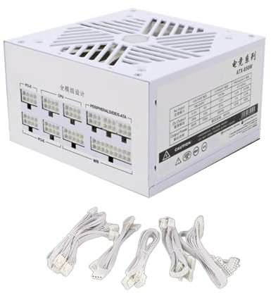 110-240V High Performances 850W PSUs Computer Power Supply for PC Fully Modulars with Quiet 120mm Cooling Fan