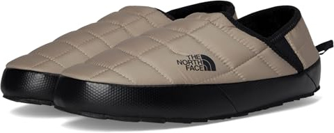 The North Face Men's Thermoball Traction Mule V Winter Shoe - Insulated & Water Repellent, Rubber Outsole, Mushroom Grey/TNF Black, 8