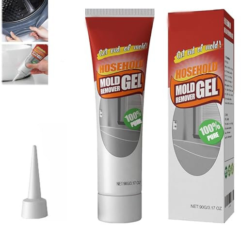 Vexclean Mold Remover Gel, Ne-xa Remover Gel, Multifunctional Mold Remover Gel, Wall Cleaning, Highly Effective In Penetration, Suitable For Bathroom And Kitchen Tile Gaps (1pcs)
