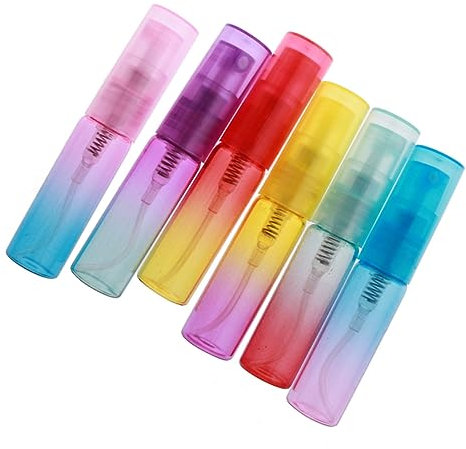 CALLARON 12stücke -sprühflaschen Tragbar Klein Leere Probenflaschen -reiseflaschen Gemischte Farben