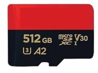 Carte Micro SD V30 Haute Vitesse 32 Go-1 to UHS-I 200 Mo/s U3 4K for Jeux Et Appareils Photo(3x512GB)