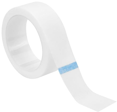 Mobestech Wimpernverlängerungs Klebeband 9m X 1,2cm Selbstklebend Atmungsaktiv Wimpernklebeband aus Vliesstoff für Wimpernverlängerung und Make Up Zubehör