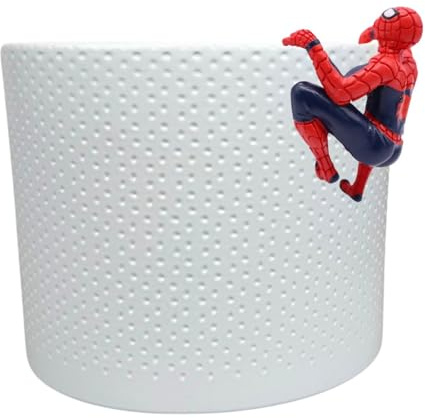 Christmas Inspirations Blumentopf Deko Anhänger Spider-Man - Marvel Pot Buddy 10 cm aus Polyresin dekorative Pflanzentopf Figur zum Einhängen für Blumentopf oder Vase Geschenkidee für Fans
