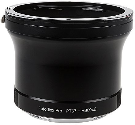 Fotodiox P67-XCD-Pro Pro Lens Mount Adapter Compatible with Pentax 6x7 Lenses on Hasselblad XCD-mount Cameras such as X1D 50c and X1D II 50c, Black, 4.0 in*3.5 in*3.0 in