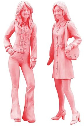 Hasegawa 1:24 70's Girl Figure