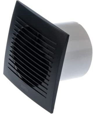 EUROPLAST Bathroom / Wall Fan / Extractor Fan Diameter 125 mm Anthracite