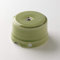 Klartext - Prise Telephonique-Données BELLE ÉPOQUE Vintage à installer avec câble textile, en porcelaine fine artisanale, couleur vert brillant