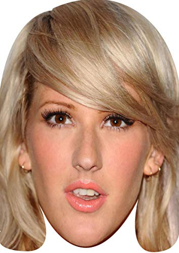 FoxyPrinting Ellie Goulding Celebrity Cardboard Party Face Mask Fancy Dress