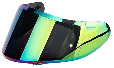 KESOTO MT V-14 Motorcycle Helmet Visor Anti-fog Pinlock Mirror for MT Stinger MT Helmet Full Face Helmet, Selected Colors - Multicolor