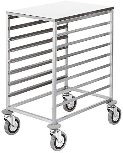 Paderno Carrello Porta Teglie Inox