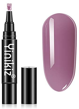 Uposao Nagellackstift, 3 in 1 Nagellack Stift One Step UV Nagellack UV Gel Nagelgel Nail Polish LED Gel Nagellack Pen Soak off Gel Ideal für zu Hause und Professionelle Maniküre