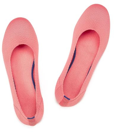 Frank Mully Damen Ballett Flache Schuhe Strickkleid Schuhe Runde Zehe Slip On Ballerina Walking Flats Schuhe für Frauen Niedriger Keilabsatz Komfort Weich