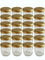 Vitrea 100 x Marmeladengläser kleine 50 ml Gläschen mit Schraub-Deckel Gold - Mini Einmachgläser - Honiggläser - Probiergläser für Gastgeschenke & Hochzeit Made in Germany (100)
