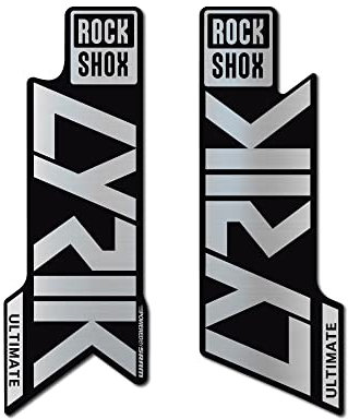Adesivi compatibili con forcella bici Rock Shox Lyrik Ultimate 2020