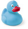 Badeente aus Gummi, lustige Farben, wasser- und schmutzabweisend, ideal für das Babybad, ab 6 Monaten (blau)