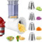 Accessoire trancheur/déchiqueteuse pour mélangeurs Kitchenaid, râpe à fromage, hachoir à légumes, salade et râpe (4 lames)