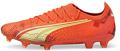 Puma Ultra Ultimate FG/AG, Unisex-Fußballschuhe für Erwachsene, Koralle (Fiery Coral), 45 EU