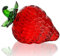 KRISININE Rote Erdbeerfigur aus Glas, Kristall, Obst, Sammlerstücke, Kunst, Glas, Obst, Dekoration für Zuhause, Büro, Erdbeere, Küche, Dekoration für Frauen