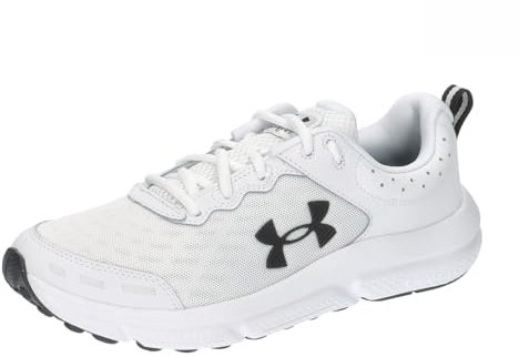 Under Armour Men's UA Charged Assert 10 Running Shoe, White, 14 UK