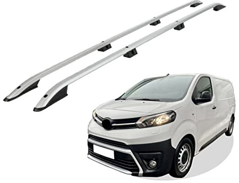 RC Royal Class Dachreling aus Aluminium eloxiert passend für Toyota Proace Verso L2 mittel (MWB) Baujahr ab 2016 passgenau in Silber mit Allgemeiner Betriebserlaubnis (ABE)