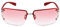 COASION Rechteckig Rahmenlose Sonnenbrille Damen Vintage Herren mit UV400 Schutz Retro 90er Futuristische Y2k Brille