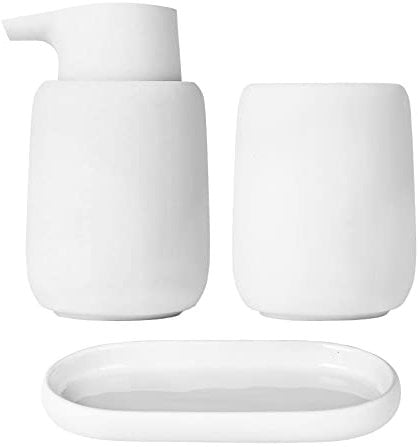 blomus SONO Badzubehör-Set in Weiß