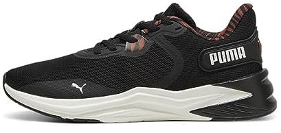 PUMA Damen Disperse XT 3 WN's Animal Remix Road Running Shoe, Black-Warm White, 37.5 EU