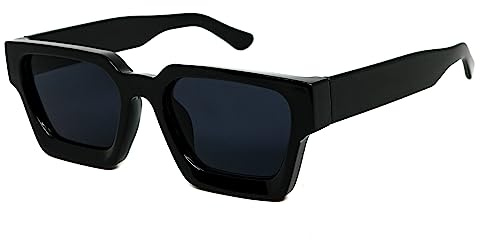 salazar.plus Sonnenbrille Dick Rechteckig Unisex 2 Farben Klotzig Damen Herren Brille