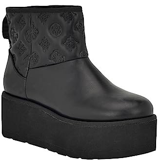 GUESS Damen Jilla Stiefelette, Schwarz 002, 41 EU
