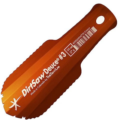 TheTentLab DirtSaw® Deuce #3 – ultraleichte Backpackkelle, 2,7 l, Farbe: MadeinUS - Orange
