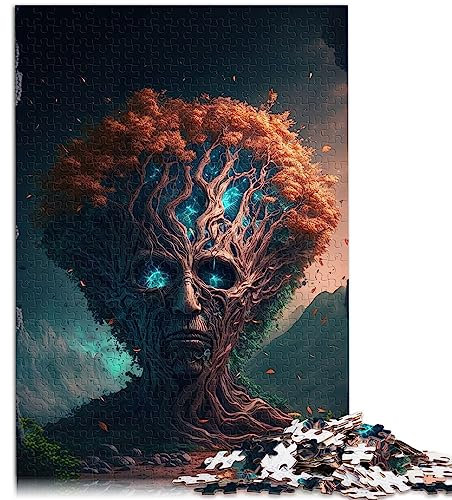 SIBREA Puzzle für Kinder und Erwachsene, Magischer Baum, 1000 Teile, Karton, Jigsaw, 26 x 38 cm, Ab 12 Jahren