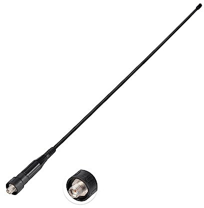 Eightwood Dual Band VHF UHF Ham Radio Antenna 136-174MHz/400-470MHz Two Way Radio Antenna used for ham radio communication,broadcast radio,marine VHF radios