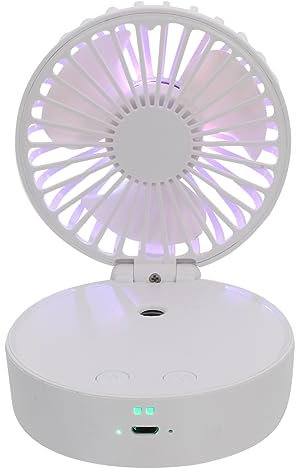 Abaodam Handheld Hanging Neck Fan Usb Mini Spray Portable Folding Design for Pocket Use As Humidifying Spray Fan for Personal Cooling