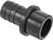 M METERXITY PVC Tubo Raccordo - Acqua Tubo Connettore, 25mm Barra Dritto Tubo Giunto, Applica Esterno/Giardino/Piscina (OD 32mm, Nero)