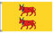 Stormflag Drapeau Province du Béarn 3x5ft Drapeaux Béarn 90x150cm Drapeaux en polyester pongé 90g avec œillets et Double couture
