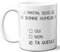 DECOHO - Mug humour Bonne humeur du matin - Mug céramique blanc - Message drôle imprimé en France - 33 cl, cadeau original anniversaire - Blanc