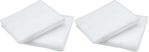 Xavax Filtre à fibres longues pour hottes aspirantes (2 filtres universels pour extraction par extraction, sur mesure, 57 x 47 cm) Blanc (Lot de 2)