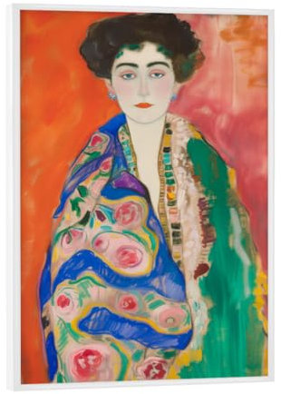 artboxONE Poster mit weißem Rahmen 18x13 cm Floral Feminine Lieser - Bild fräulein lieser Bunte Kunst Digitale Kunst