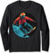 Lustiges Snowboard Wintersport Kostüm Langarmshirt