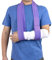 yeloumiss Armschlinge Schulter Einstellbar Arm Schulterschlinge Leicht Komfortabel Armschlaufe für Damen und Herren für Rechts Links für Handgelenk Hand Ellbogen Arm verletzt 160cm (Lila)