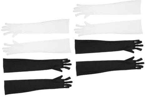 POPETPOP 4 Paare UV-Handschuhe fahrradhandschuhe Fahrrad muff Handschuhe Fahrrad Bike Fitting fahrad zubehör fahrradzubehör fahradzubehör Sonnenschutz Armmanschette Armstulpe Ärmel Stoff