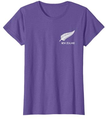 Black New Zealand Fern Shirt Mens Black NZ Gift Proud Kiwi T-Shirt