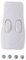 MCQWOMFQAK Lampada Interruttore a Doppio Comando CE Lampada da Tavolo a Luce da Terra Interruttori a Pulsante a Due Vie 1 pz xiaguolingsm (Color : Weiß)