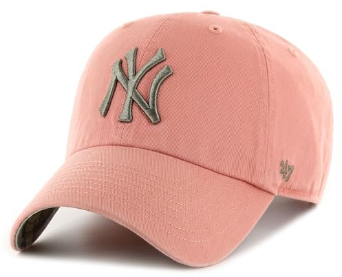 '47 Brand Relaxed Cap - CLEAN UP New York Yankees pink Wood