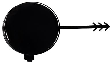 SAWILI for Audi, for A4 B8 2008–2012, rechts 8K0807241 8K0807241GRU, vordere Stoßstangen-Abschlepphakenkappe, Abschleppösenabdeckung Stoßstangen-Abschlepphakenabdeckung(Black)