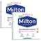 MiltonBaby Sterilising 28 Tablets Pack of 2 Cold Water Feeding Bottle Teats Antibacterial Antyseptic Cleaner Household Surface Kitchen Hygiene with Welari Thank You Card Home | (2pack) (56tabs)